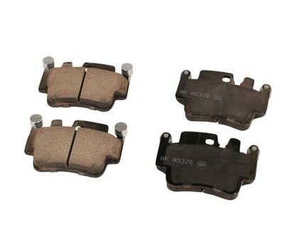 Porsche Disc Brake Pad Set - Front or Rear 99635294903 - Akebono Euro Ultra-Premium EUR917